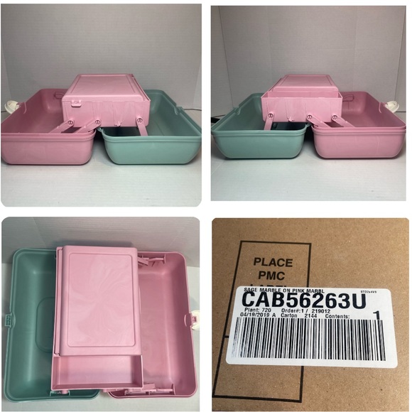 BNWT RETRO CABOODLES ON THE GO LARGE MAKEUP CASE - Picture 12 of 16